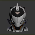 Sci-Fi Helmet Alien Helmet High Tech Helmet Game Helmet 3d model