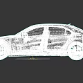 Black Sporty Sedan Featuring Sleek Side Profile And Large Alloy Wheels Design
