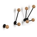 Modern coat rack hanger 3d model