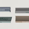 Different Commercial Awnings for Pizzeria Coffee Shop Gelateria and Cafe Storefronts