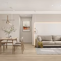 Modern Kitchen Log 3d model