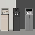 Modern Home Water Dispensers in Beige Black and Gray with Daily Use Design