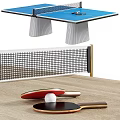 Indoor Table Tennis Sports Equipment Featuring Ping Pong Table Net Paddles And Ball