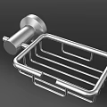Stainless Steel Wall Mounted Soap Holder Durable Metal Hardware Tool Design 3d model