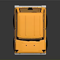 Yellow Off Road Toy Car With Large Monster Tires And Stylish Black Design Details