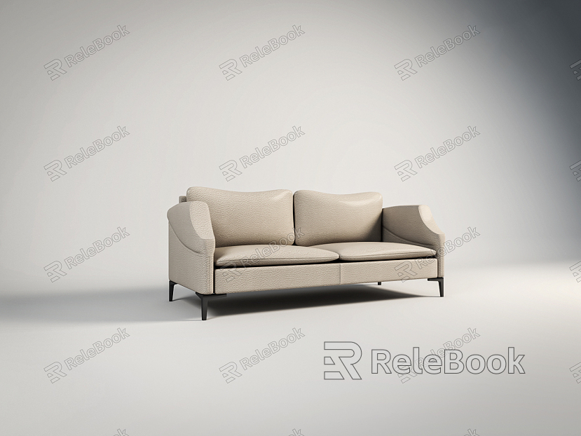 Modern double sofa model