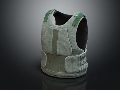 Modern bulletproof vest 3d model