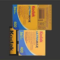 Kodak Ultramax 400 Film Canisters and Boxes Decorative Display Set for Photography Enthusiasts