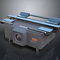 Advanced Projection Monitoring Device With Camera Lens And Sturdy Metal Brackets