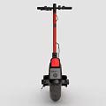 Red And Black Electric Scooter With Modern Design And Sleek Frame Features