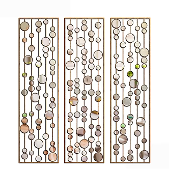Modern partition screen partition 3d model