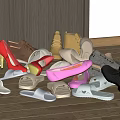 Various Stylish Shoes Collection Including High Heels Flats Sandals And Casual Footwear
