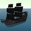 Modern Sailing 3d model
