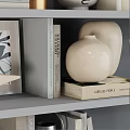 Modern Ornamental Decor Set With Ceramic Vases Scented Candles Picture Frames Books And Sculptures