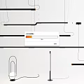 Modern lamp combination lamp chandelier 3d model