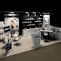 Modern Cosmetics Shop Beauty Shop Booth 3d model