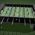 Soccer Table Games Table Board Games Soccer 3d model