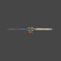 Traditional Crossbow Weapon With Wooden Body Metal Components And Taut Bowstring Design Structure
