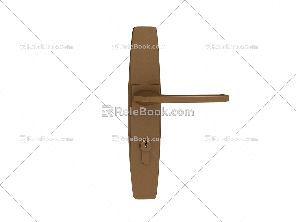 Modern Door Handle 3d model