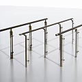 Modern Fence Railing with Sleek Metal and Glass Panels Design for Balcony