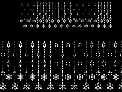 Elegant Hanging Decorative Lights With Snowflake Patterns For Festive Home Decoration 3d model