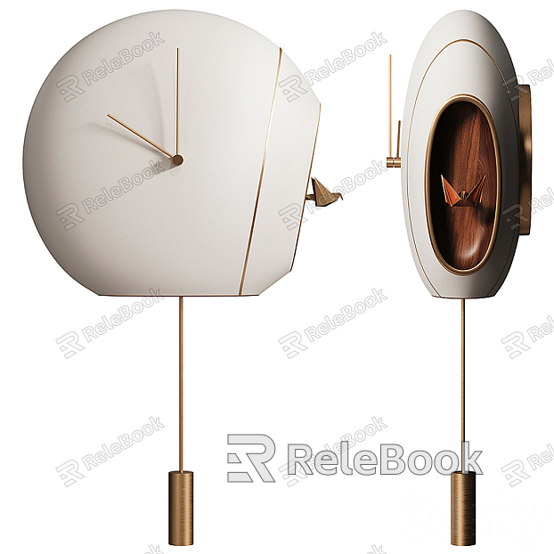 Light Luxury Clock Wall Clock model