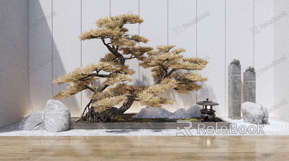 New Chinese style landscape sketch landscape model