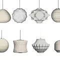 And paper chandelier combination 3d model