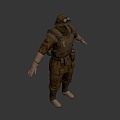 Weapon Soldier Uniform 3d model