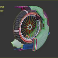 Modern fighter sci-fighter next-generation fighter sci-fighter 3d model