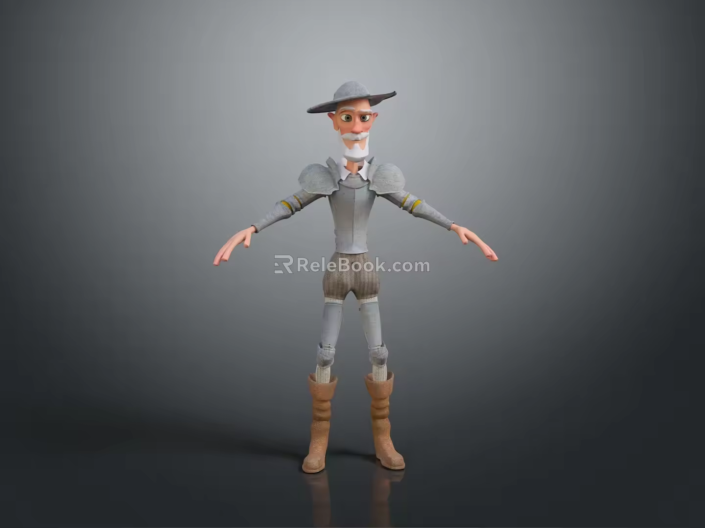 Wise Old Man Old Man Ancient Old Man Ancient Wise Warlock Taoist priest wizard mage 3d model