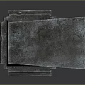 Industrial Equipment With Metal Vertical Structure Base Top Extension And Engraved Texture Design