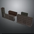 Different Types of Storage Furniture Including Tall Cabinets Low Cabinets and Bookshelves