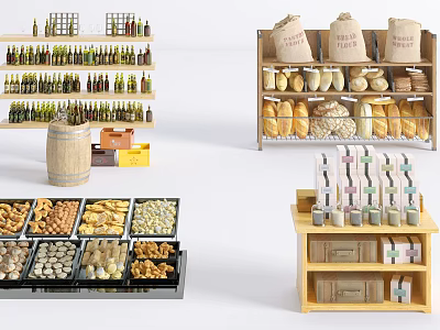 Modern Food 3d model Modern Food 3d model