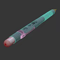 Modern mechanical pencil 3d model