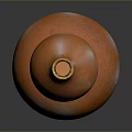 Elegant Orange Gourd Shaped Ceramic Vase For Home Furniture Decor