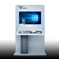 Modern Cloud Terminal Self Service Device With Interactive Screen For Office Use 3d model