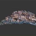 Colorful Natural Mineral Specimen With Layered Pink And Blue Crystals