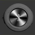 Modern Portable Bluetooth Speaker With Textured Surface And Cylindrical Wireless Design