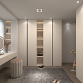 Modern Cloakroom 3d model