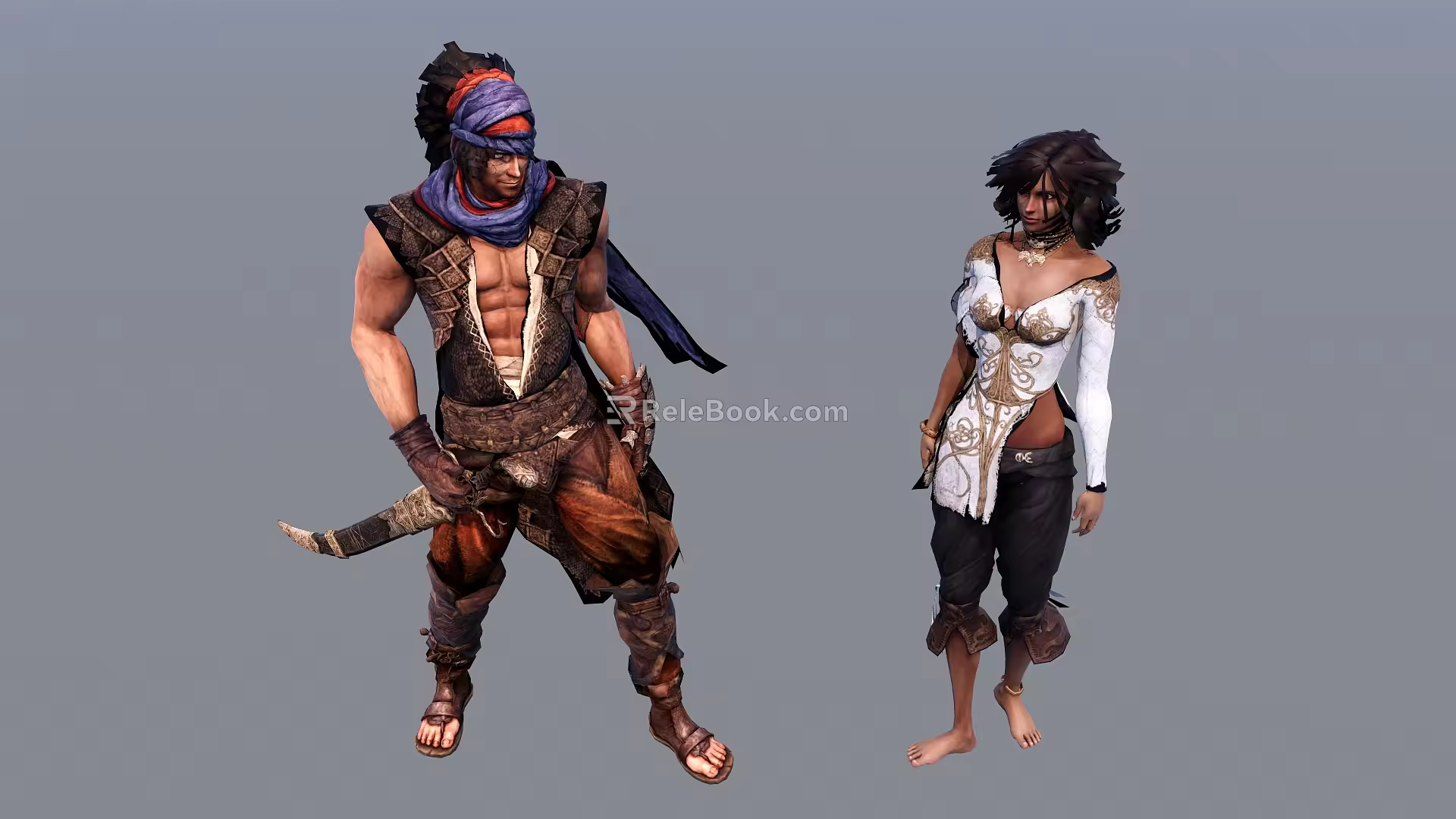 Modern Game Character Prince of Persia 3d model