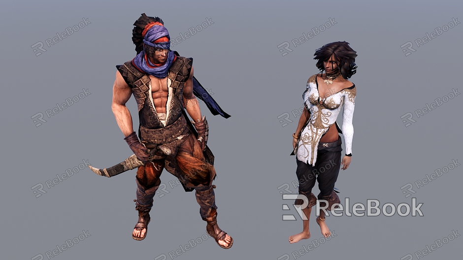 Modern Game Character Prince of Persia model