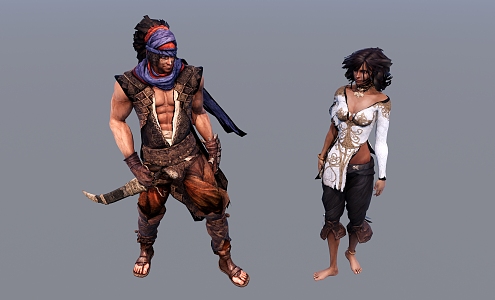 Modern Game Character Prince of Persia 3d model