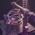 Heavy Duty Industrial Equipment With Crane Mechanical Structure And Platform Base