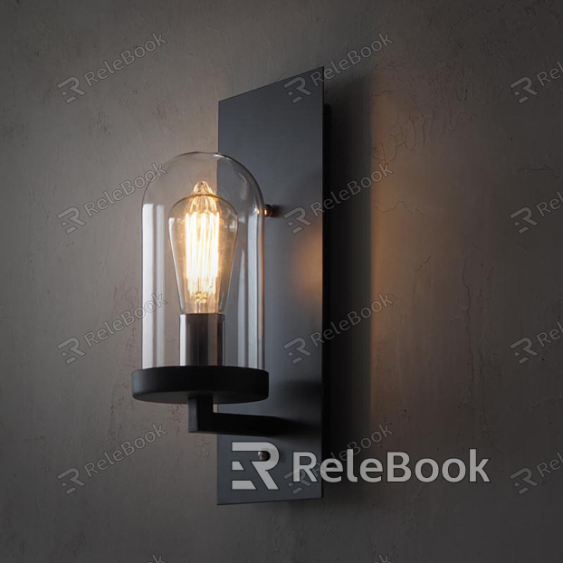 Industrial LOFT wall lamp model