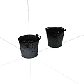 Old Iron Bucket Old Object 3d model