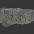 Natural Decorative Stone With Irregular Shape Colorful Texture And Green Blue Details
