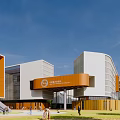 Modern Factory Building Industrial Park Science and Technology Park Science and Technology Sense Factory Building Office Pilot Plant 3d model