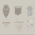 Wall ornaments 3d model