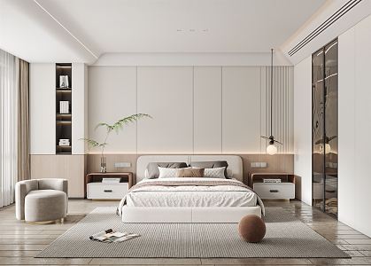 Modern Bedroom 3d model